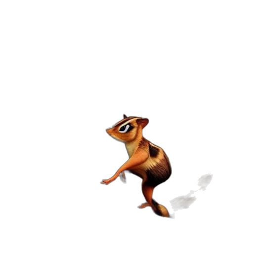 animal, creature, staff, 3d render transparent PNG cut-out
