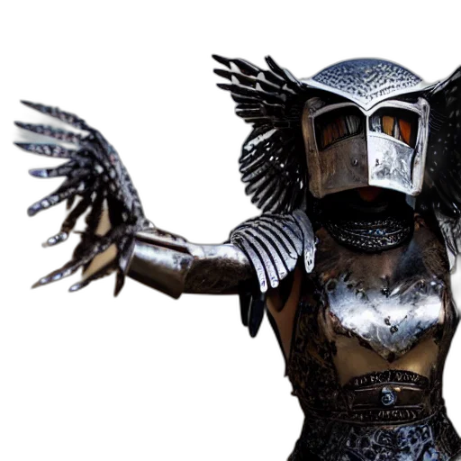 mask, robot, 3d render, concept art transparent PNG cut-out