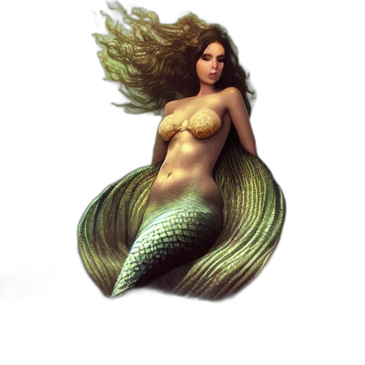 hair, creature, dress, jewelry transparent PNG cut-out