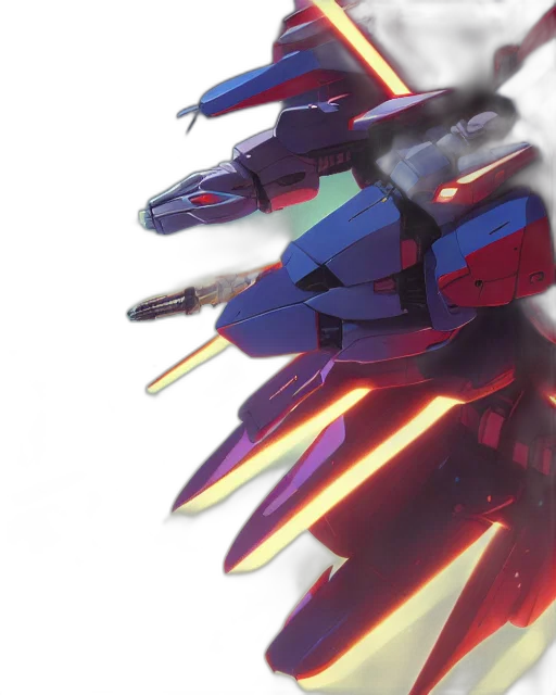 weapon, concept art, 3d render, highly transparent PNG cut-out