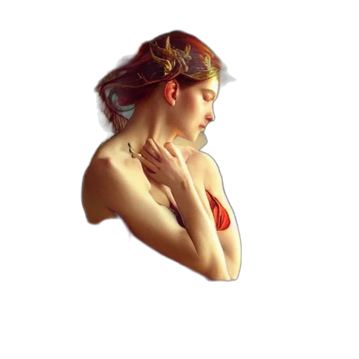 jewelry, crown, dress, staff transparent PNG cut-out