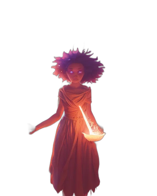 dress, crown, staff, sword transparent PNG cut-out
