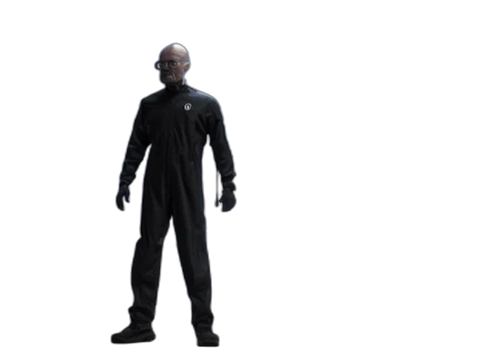 jacket, robot, staff, mask transparent PNG cut-out