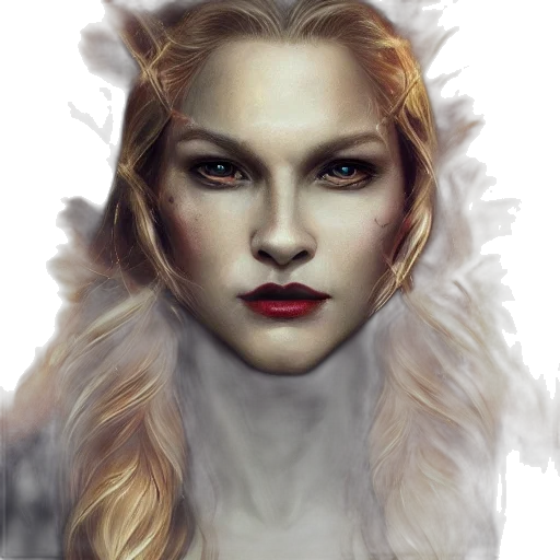 face, crown, dragon, fantasy art transparent PNG cut-out