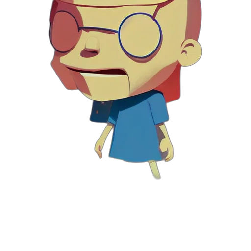 jacket, staff, cartoon, concept art transparent PNG cut-out