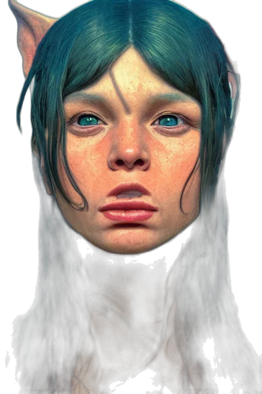 face, mask, creature, animal transparent PNG cut-out