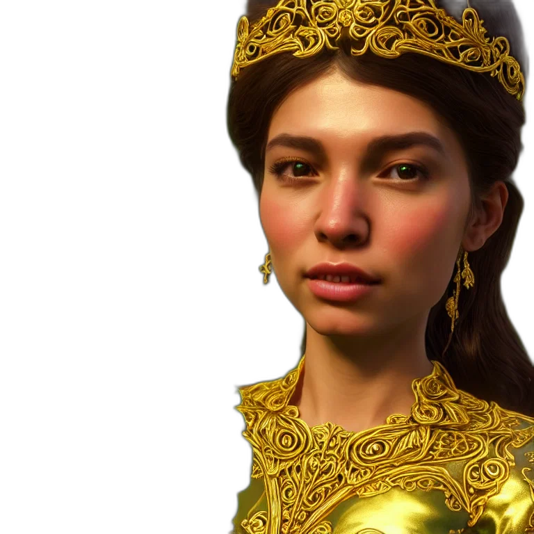 crown, jewelry, face, staff transparent PNG cut-out
