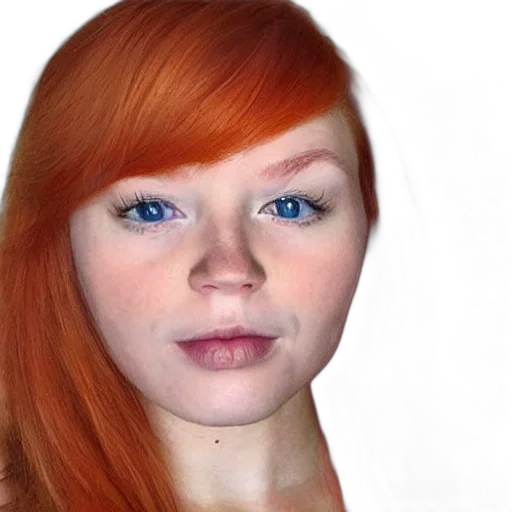 face, hair, staff, dress transparent PNG cut-out
