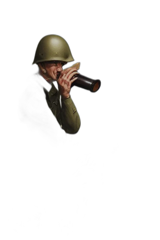 weapon, hat, staff, face transparent PNG cut-out