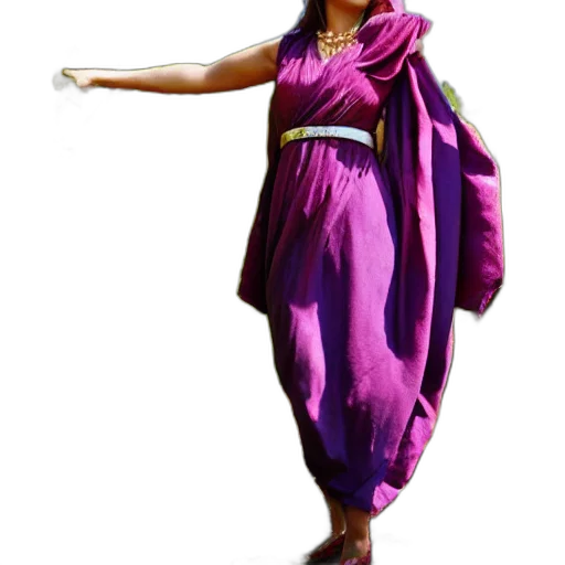 dress, staff, concept art, 3d render transparent PNG cut-out
