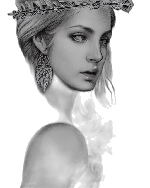 crown, face, jewelry, dress transparent PNG cut-out