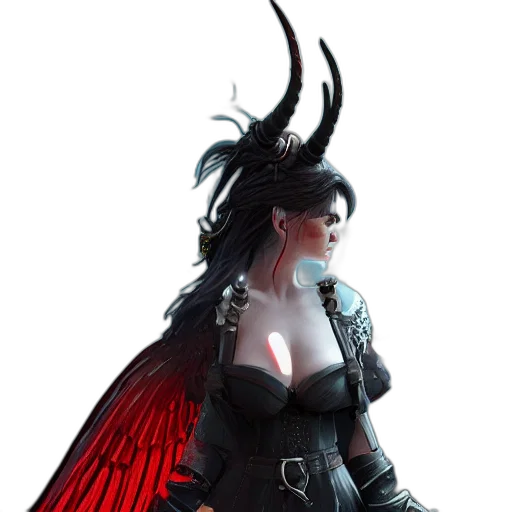 dragon, dress, concept art, fantasy art transparent PNG cut-out
