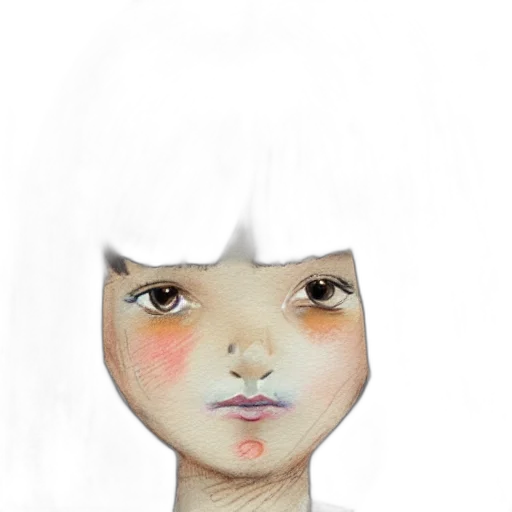 face, mask, hair, dress transparent PNG cut-out