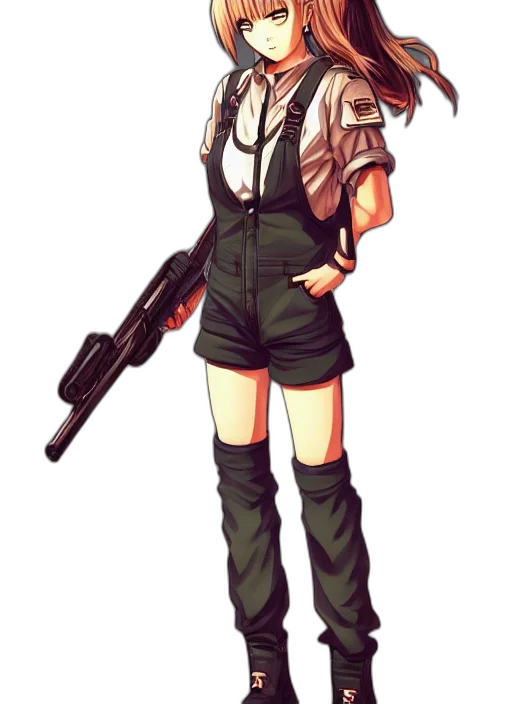weapon, staff, jacket, pixel art transparent PNG cut-out