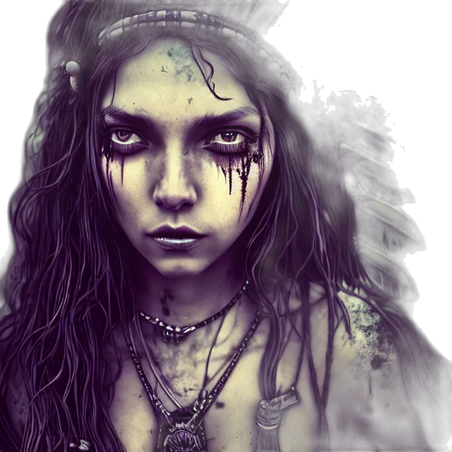 face, fantasy art, photorealistic, concept art transparent PNG cut-out