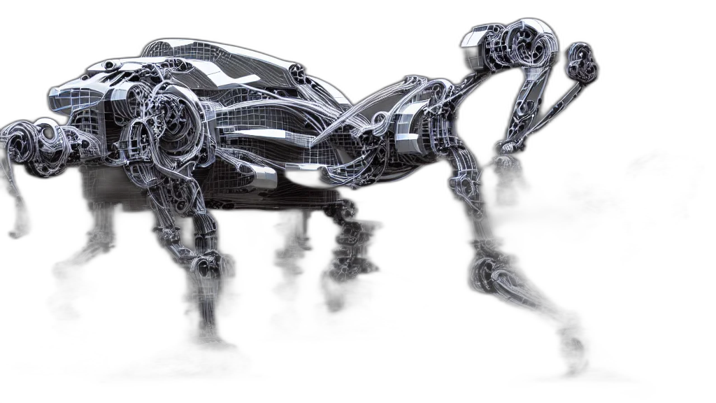 robot, animal, creature, concept art transparent PNG cut-out