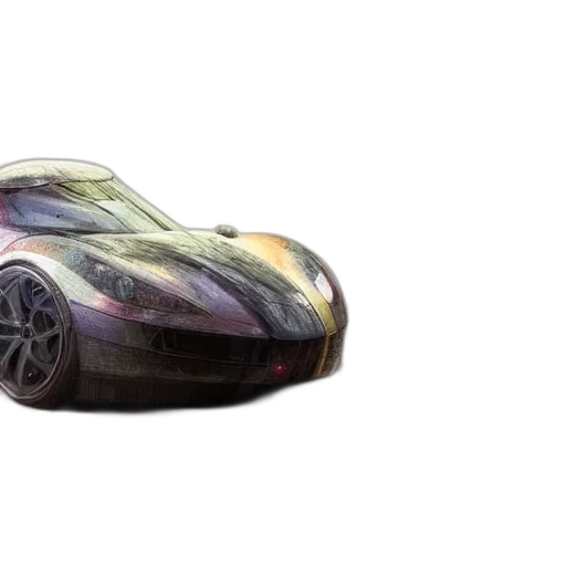 car, weapon, 3d render, concept art transparent PNG cut-out
