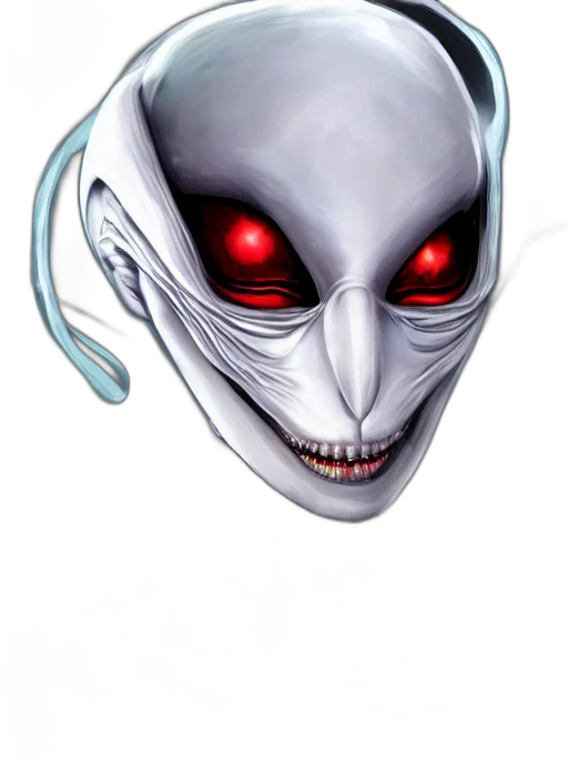 mask, face, creature, robot transparent PNG cut-out