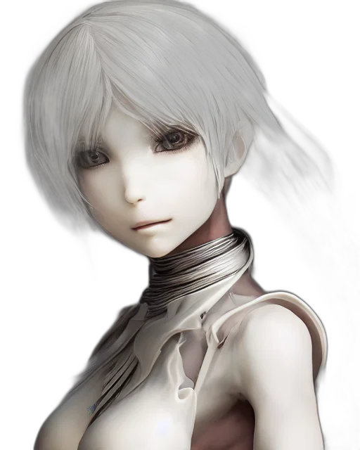 robot, face, mask, staff transparent PNG cut-out