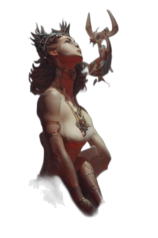 crown, jewelry, staff, mask transparent PNG cut-out