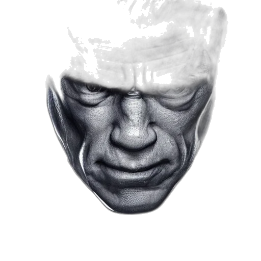 face, mask, creature, crown transparent PNG cut-out