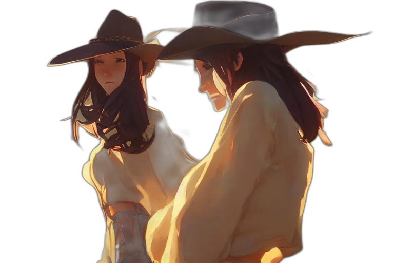hat, jacket, concept art, watercolor transparent PNG cut-out