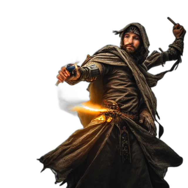 sword, staff, weapon, jacket transparent PNG cut-out