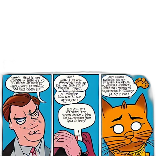 comic book art, garfield, batman, disney transparent PNG cut-out