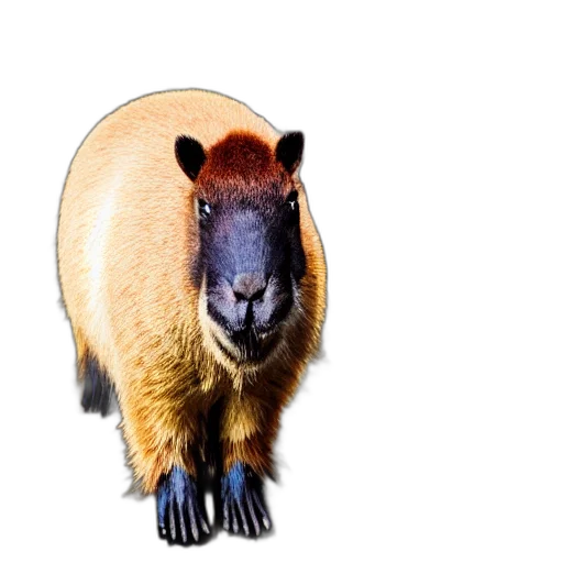 animal, creature, hat, staff transparent PNG cut-out