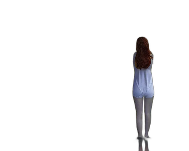 dress, hair, robot, shoes transparent PNG cut-out