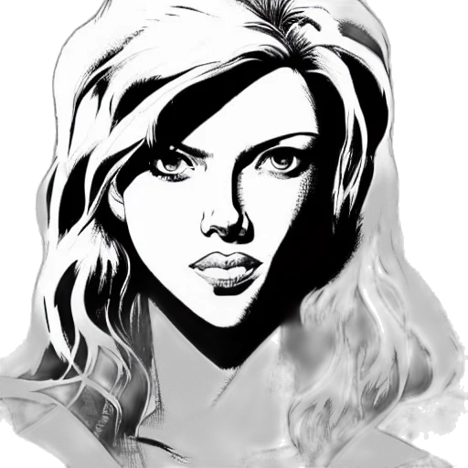 face, comic book art, photorealistic, cartoon transparent PNG cut-out