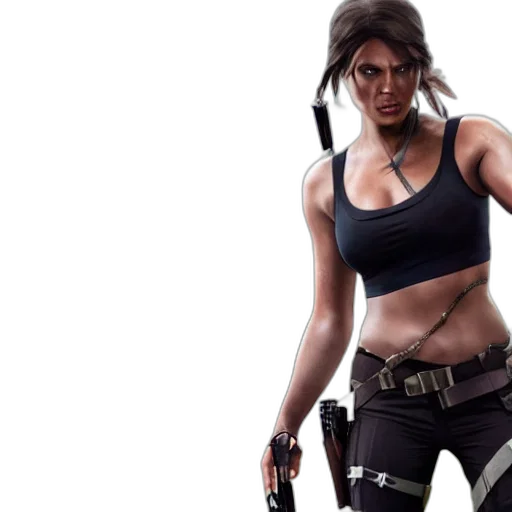 concept art, photorealistic, cyberpunk, 3d render transparent PNG cut-out