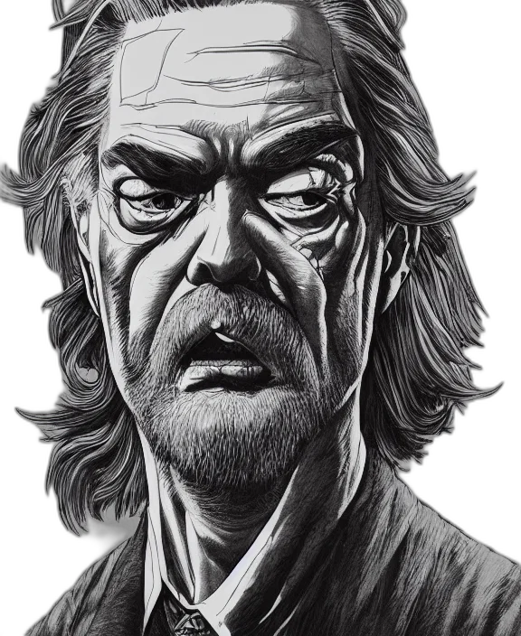 face, comic book art, photorealistic, pencil sketch transparent PNG cut-out