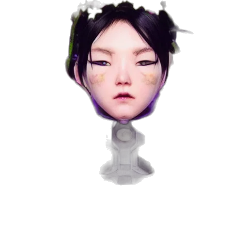 face, creature, robot, staff transparent PNG cut-out