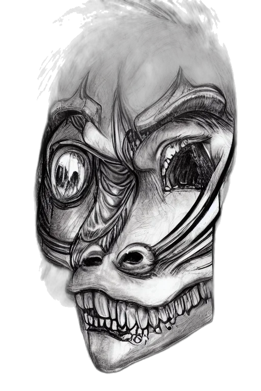 mask, face, creature, animal transparent PNG cut-out