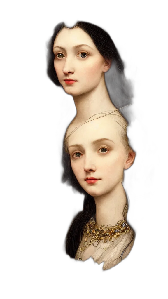 crown, face, hair, hat transparent PNG cut-out