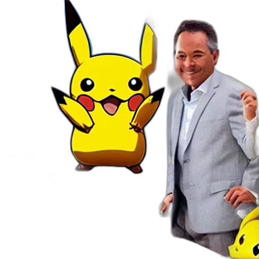 animal, creature, pixel art, pikachu transparent PNG cut-out