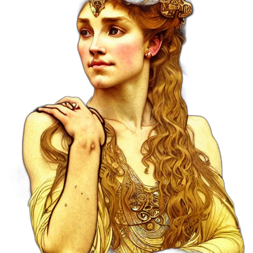 dress, jewelry, crown, face transparent PNG cut-out