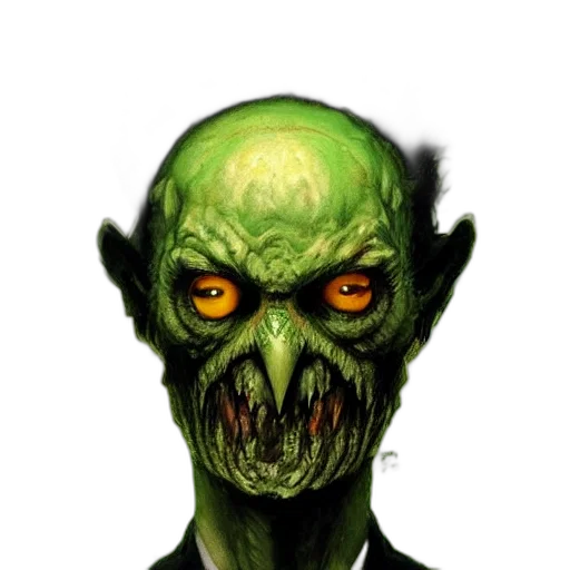 mask, face, creature, staff transparent PNG cut-out