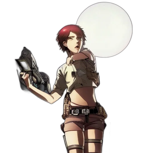 weapon, staff, hat, robot transparent PNG cut-out