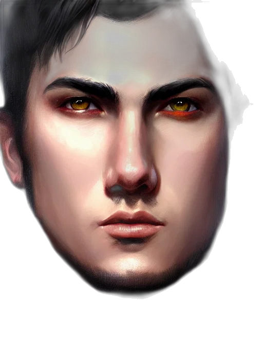 face, mask, photorealistic, 3d render transparent PNG cut-out