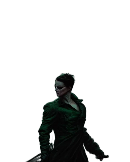 staff, jacket, mask, sword transparent PNG cut-out