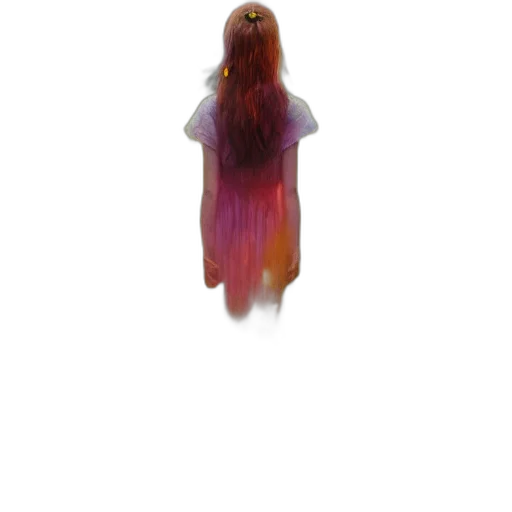 dress, creature, hair, animal transparent PNG cut-out