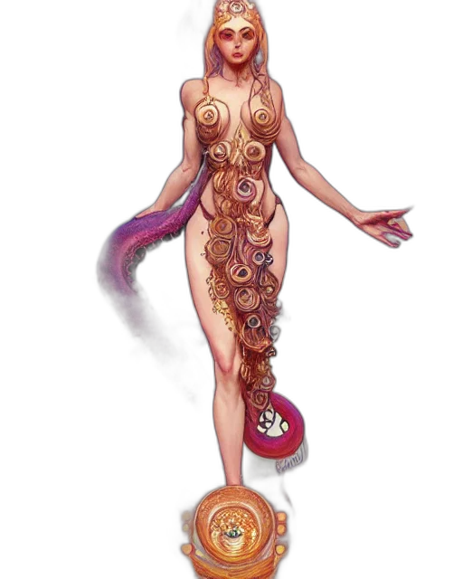 dress, jewelry, concept art, fantasy art transparent PNG cut-out