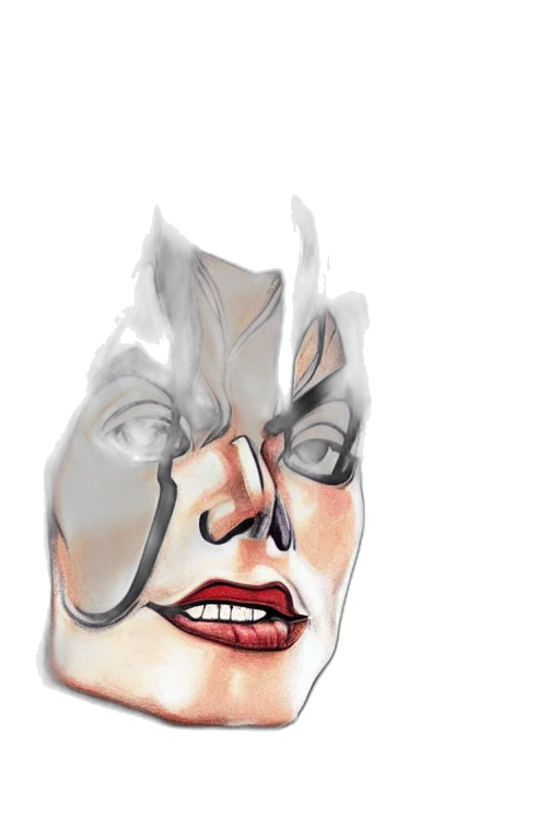 mask, face, hair, crown transparent PNG cut-out