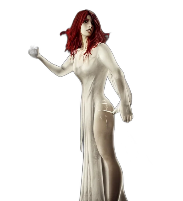 dress, concept art, 3d render, fantasy art transparent PNG cut-out