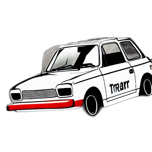 car, cartoon, 3d render, concept art transparent PNG cut-out