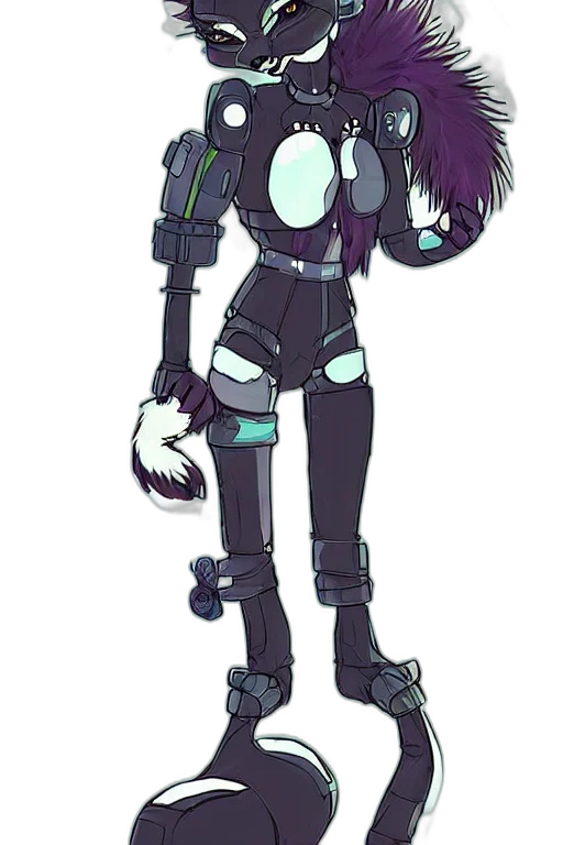 robot, staff, weapon, cyberpunk transparent PNG cut-out