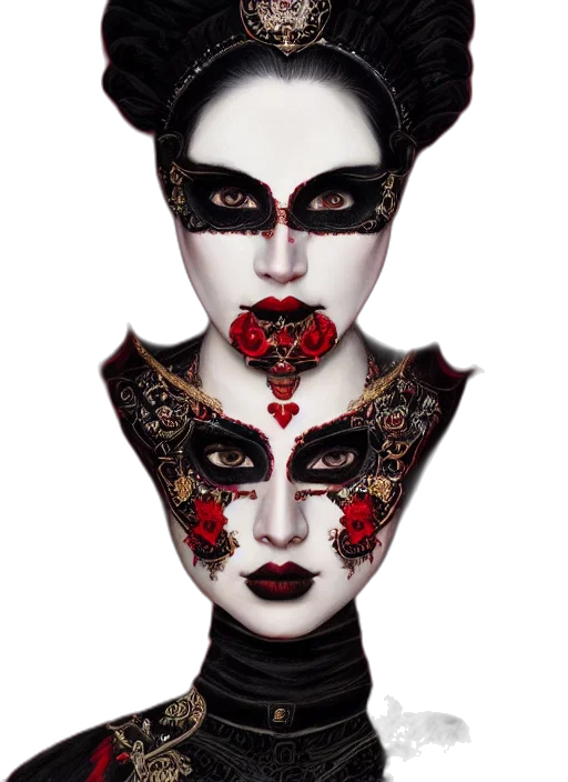 mask, jewelry, face, crown transparent PNG cut-out