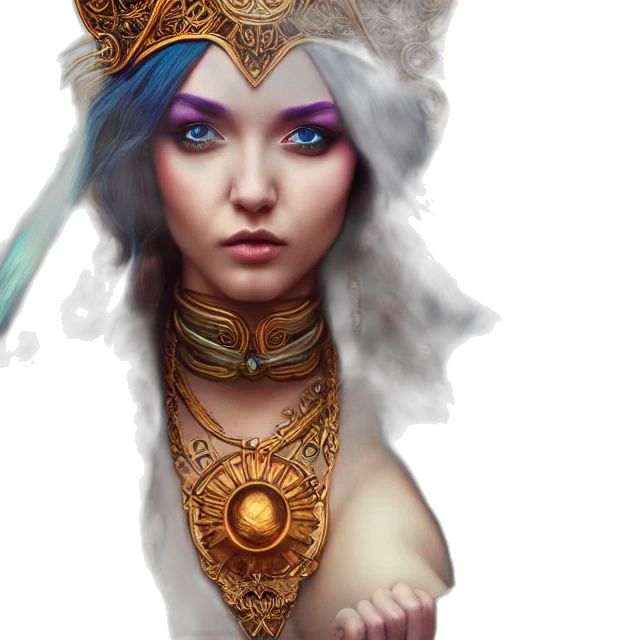 fantasy art, concept art, photorealistic, comic book art transparent PNG cut-out